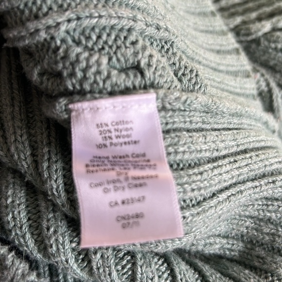 Talbots chunky cable knit size L - Picture 8 of 8